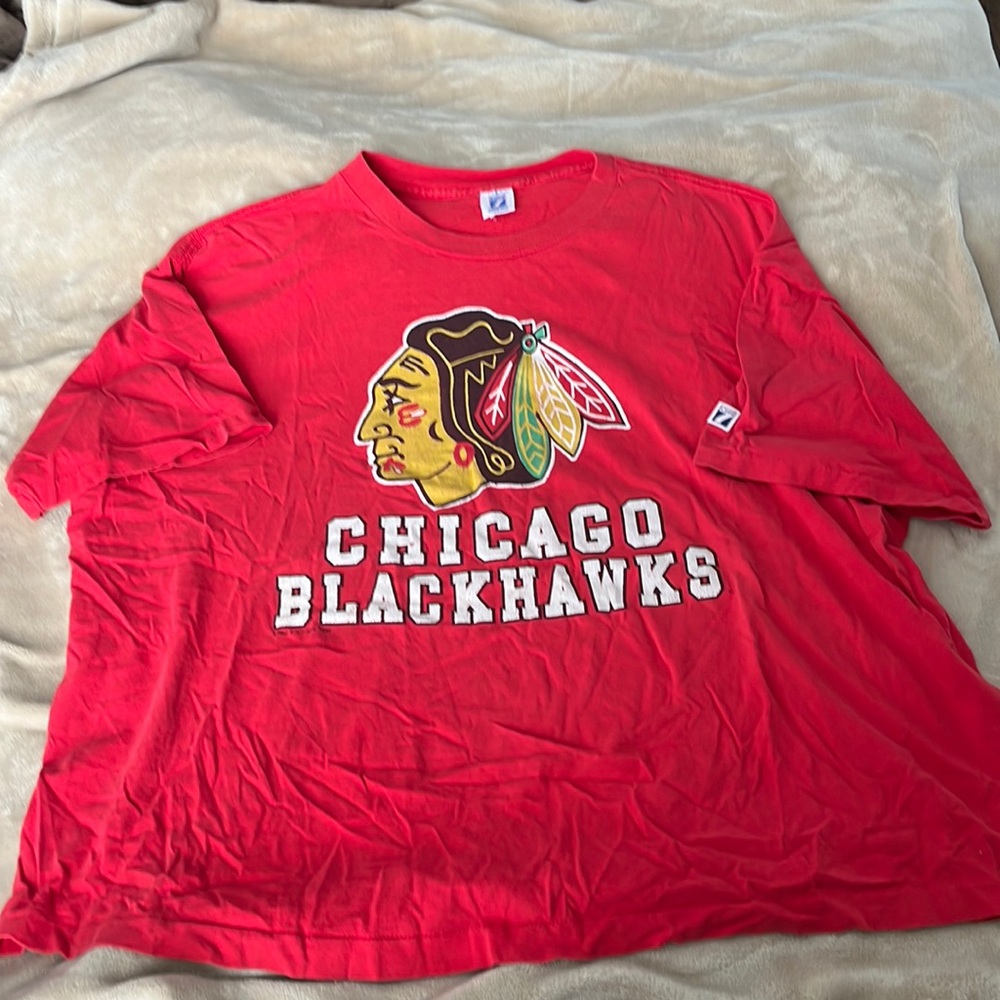 Vintage made in USA, single stitch Chicago Blackhawks T-shirt
